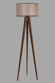 Stojacia lampa Lambader 153 cm hnedá/hnedá