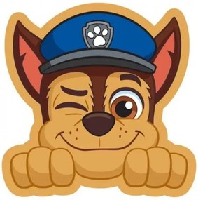 CARBOTEX - Tvarovaný 3D vankúšik / vankúš Tlapková patrola / Paw Patrol - Chase / 36 x 40 cm