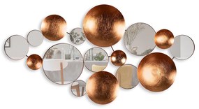 Nástěnná kovová dekorace Infinity 2 měděná