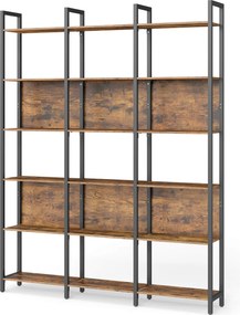 XXXLutz REGÁL, hnedá, čierna, oceľ, 128/187,1/24 cm Boxxx - Online Only drobný nábytok - 002543078101