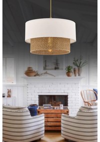 Závesná lampa, Echo - Beige, White