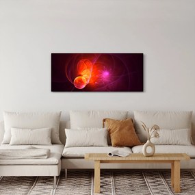 Moderný obraz ružovej abstrakcie (120x50 cm)
