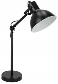 Stolná lampa 1xE27/40W/230V čierna