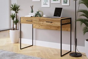 HLM, MAKKY písací stôl v industriálnom štýle, 80x120 cm