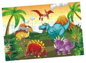 Puzzle dinosaury maxi 48 ks 92 x 62 cm