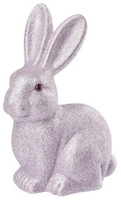 Butlers EASTER Veľkonočný trblietavý zajačik 22 cm - sv.fialová