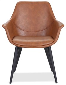 SIMONE ČALÚNENÁ STOLIČKA cognac