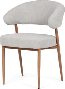 Jedálenská stolička látka/kov CT-L5031 Farba: Svetlosivá
