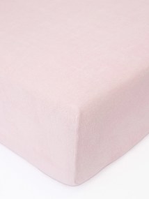 Froté plachta 90 × 200 cm - staroružová