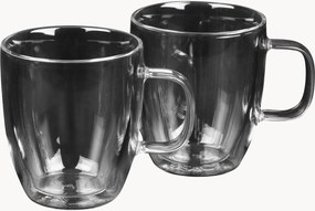 Borosilikátové poháre na kávu Café Chic, 2 ks