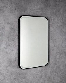 Sapho Sapho, CETIS zrkadlo s LED osvetlením 60x80cm, čierna matná, CT080