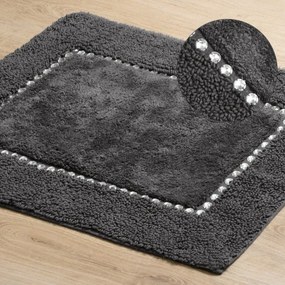 Kúpeľňový koberček CHIC oceľový