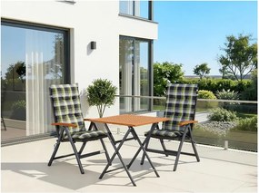 Livarno home Skladací záhradný stôl Valencia + Skladacie kreslo Valencia, 2 kusy  (800008284)