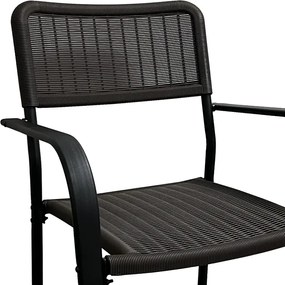 Garden Line HNEDÁ ZÁHRADNÁ STOLIČKA 60 x 55 x 82 CM