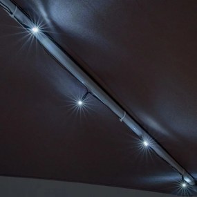 Garthen D36958 Solárna blikajúca reťaz pre osvetlenie slnečníka - 72 LED