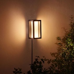 PHILIPS HUE Vonkajšie nástenné LED inteligentné osvetlenie HUE IMPRESS s funkciou RGB, 2x8W, teplá biela-studená