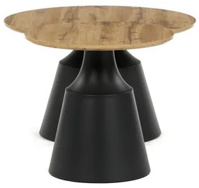 Autronic BONTEC Konferenčný stolík 70x70cm, mdf, dub artisan, CT-F4150 ART Farba: Hnedá