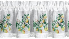 EUROFIRANY KRÁTKA ZÁCLONA NA PÁSKE KSENIA 150X30 CM VIACFAREBNÁ
