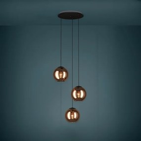 Eglo 390094 - Luster na lanku CORDOBA 3xE27/40W/230V medená