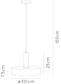 Lucide 30472/30/02 - Luster na lanku GIADA 1xE27/60W/230V