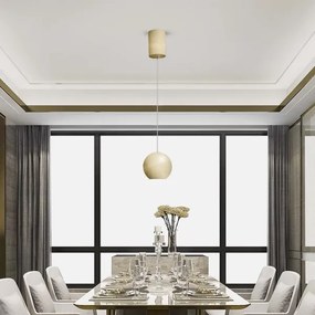 LED Luster na lanku LED/8,5W/230V 3000K šedá