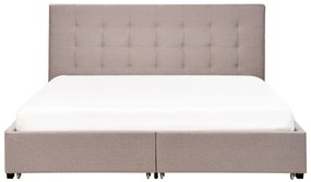 Manželská posteľ 180 cm ROLLA (s roštom a úl. priestorom) (svetlosivá). Vlastná spoľahlivá doprava až k Vám domov. 1007489