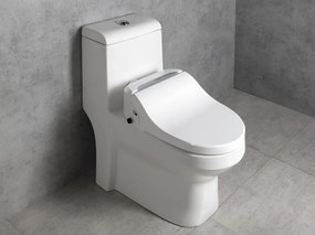 Sapho Sapho, HUBERT WC kombi, zadný/spodný odpad s elektronickým bidetom USPA LUX, UB-6635RU-2