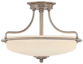 Elstead QZ-GRIFFIN-SFS-AN - Prisadený luster GRIFFIN 3xE27/100W/230V matný chróm