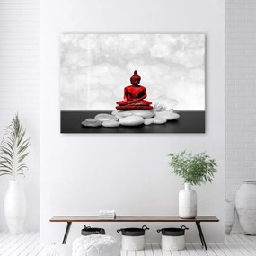 Obraz na plátně, Zen meditovat Buddha - 90x60 cm