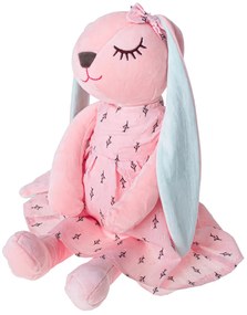 KIK Plyšový zajačik maskot ružový 52 cm