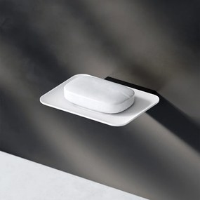 Miska na mydlo AM.PM Inspire 2.0 AIB34222 nástenná, sklo, čierna