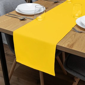 Biante Dekoračný behúň na stôl Rongo RG-029 Sýto žltý 45x160 cm