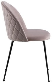 Štýlová jedálenská stolička Alexandre, svetloružová