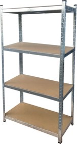 4-ÚROVŇOVÁ POLIČKOVÁ SKRÍŇ 180 X 90 X 40 CM NOSNOSŤ POLIČKY: 175 KG *0605