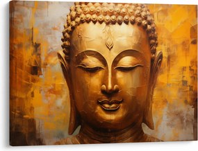 Obraz - Budha, olejomaľba (70x50 cm)