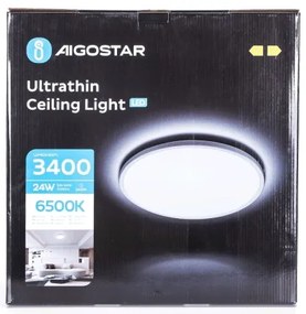 Aigostar - LED Kúpeľňové stropné svietidlo LED/24W/230V 6500K pr. 40 cm IP44