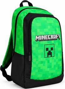 Školský batoh Minecraft Creeper – motív Pixel Green - 12L