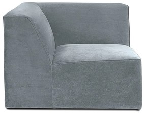 Sivý menčestrový modul pohovky (variabilný) Sting – Scandic