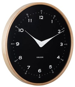 Nástenné hodiny Karlsson KA5995BK, 30cm
