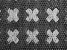 Vonkajší koberec 90 x 180 cm čierny ROHTAK  Beliani