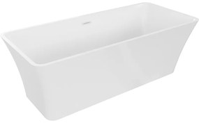 Mexen Tonia, voľne stojaca vaňa 170 x 75 cm, biela, biely prepad, 52171707500-20