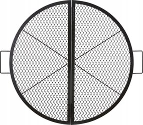 Vevor X-Marks grilovací rošt, skladací okrúhly rošt, 81 cm