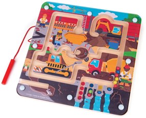 Bigjigs Toys Magnetické bludisko Stavenisko