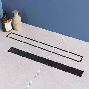 Lineárny odtokový žľab Rea Neox Pro 80 cm čierny