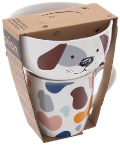 Porcelánová súprava hrnčeka a misky 2 ks 350 ml – Orion