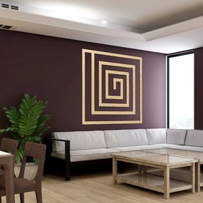 Drevená dekorácia špirála | SQUARIL: Preglejka Topoľ - Honey 3071 20 cm 4056-113940 PR0397