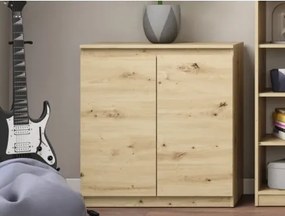 Skrinka 2-dverová Carlos, dub artisan, 75 cm%