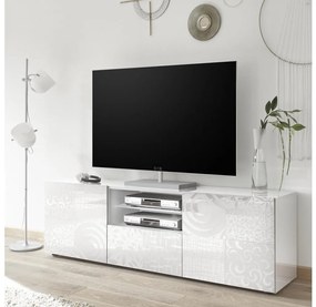 Televízny stolík ARIA biely