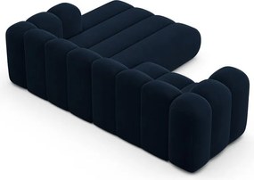 Tmavomodrá rohová pohovka (pravý roh) Lupine – Micadoni Home