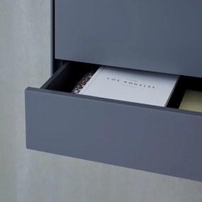 Grafitovosivá nástenná multifunkčná skrinka Edge by Hammel